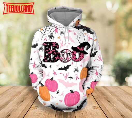 Boo Pumpkins Halloween Hoodie 3D Shirt, Witch Halloween Hoodie