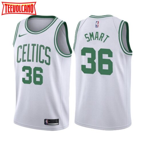 Boston Celtics Marcus Smart White Association Jersey