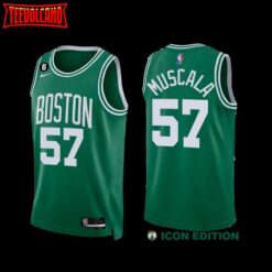 Boston Celtics Mike Muscala 2022-23 City Edition Jersey Green