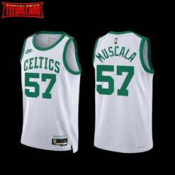 Boston Celtics Mike Muscala 2022-23 Classic Edition Jersey White