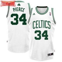 Boston Celtics Paul Pierce White Throwback Jersey