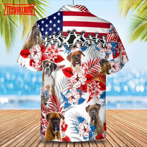 Boxer Hawaiian Shirt, Cool Hawaii Aloha Beach Shirts For Dog Lovers