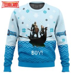 Boy! God of War Ugly Christmas Sweater