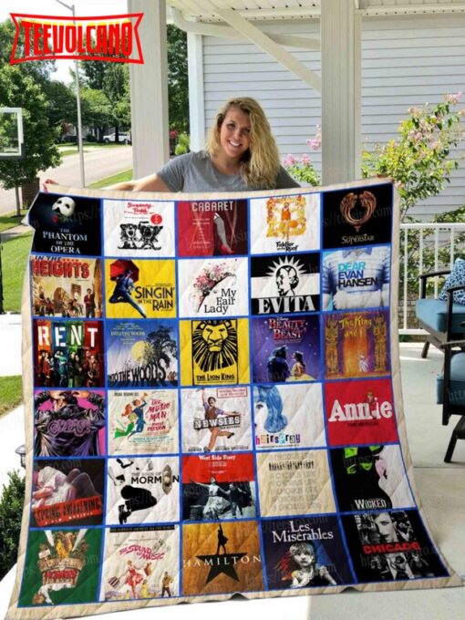 Broadway 3D Quilt Blanket