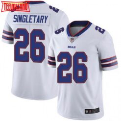 Buffalo Bills Devin Singletary White Limited Jersey