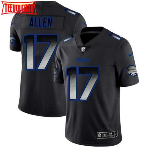 Buffalo Bills Josh Allen Black Smoke Fashion Limited Jersey