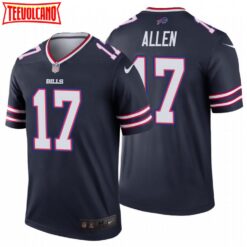 Buffalo Bills Josh Allen Inverted Navy Limited Jersey