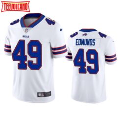 Buffalo Bills Tremaine Edmunds White Limited Jersey