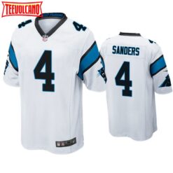 Carolina Panthers Miles Sanders White Limited Jersey