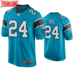 Carolina Panthers Vonn Bell Blue Game Jersey