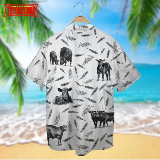 Cattle Pattern – Hawaiian Shirt, Unisex Aloha Short Sleeve Casual Shirt