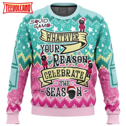 Celebrate the Season Squid Game Christmas Sweater