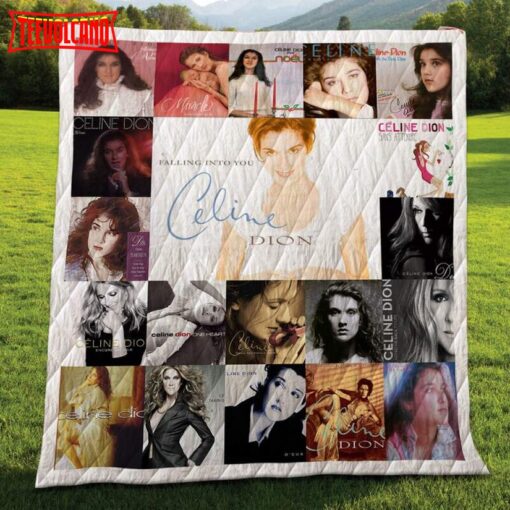 Celine Dion 3D Quilt Blanket