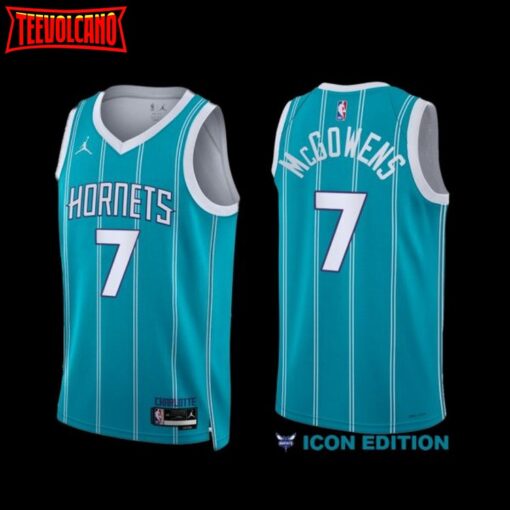 Charlotte Hornets Bryce McGowens 2022-23 Icon Edition Jersey Teal