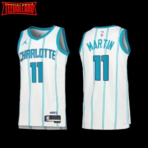 Charlotte Hornets Cody Martin 2022-23 White Association Edition Jersey