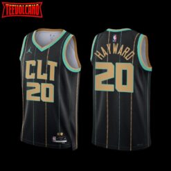 Charlotte Hornets Gordon Hayward 2022-23 Black City Edition Jersey