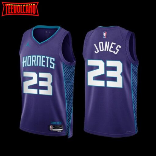 Charlotte Hornets Kai Jones 2022-23 Purple Statement Edition Jersey