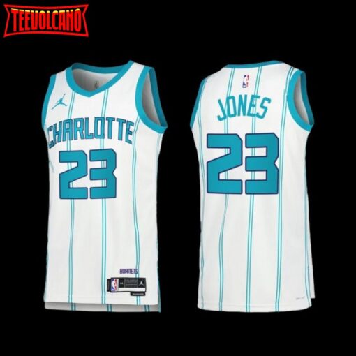 Charlotte Hornets Kai Jones 2022-23 White Association Edition Jersey