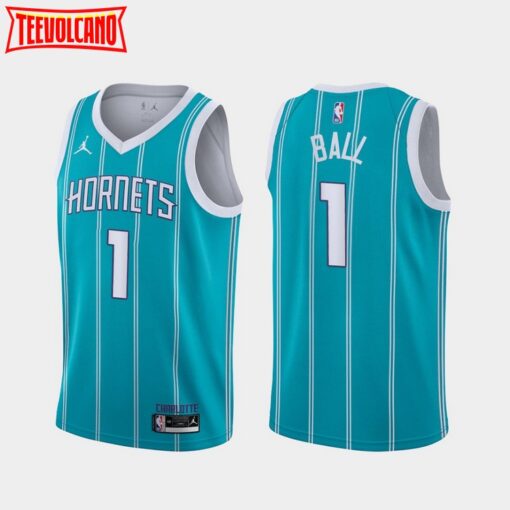 Charlotte Hornets LaMelo Ball Teal Icon Edition Jersey