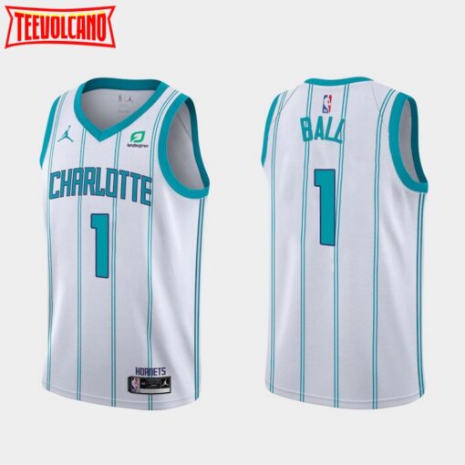 Charlotte Hornets LaMelo Ball White Association Edition Jersey