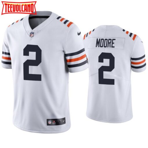 Chicago Bears D.J. Moore White Classic Limited Jersey