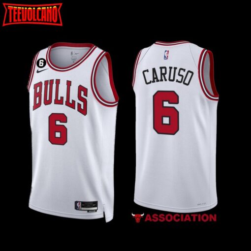 Chicago Bulls Alex Caruso 2022-23 White Association Edition Jersey