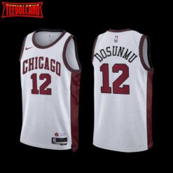 Chicago Bulls Ayo Dosunmu 2022-23 City Edition Jersey White