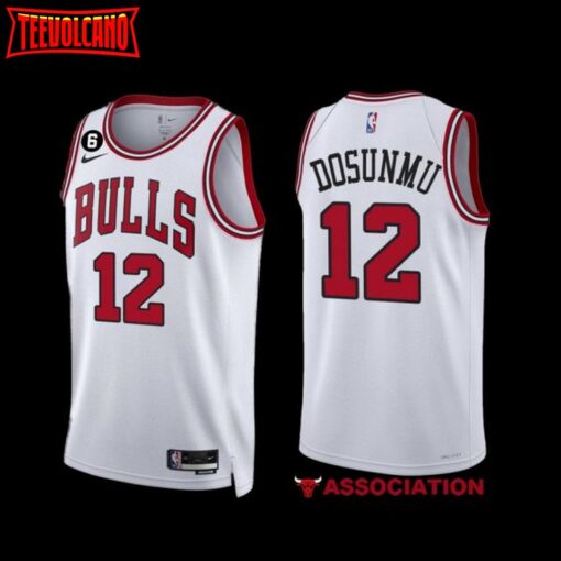 Chicago Bulls Ayo Dosunmu 2022-23 White Association Edition Jersey