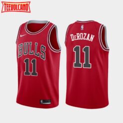 Chicago Bulls DeMar DeRozan Red Icon Edition Jersey