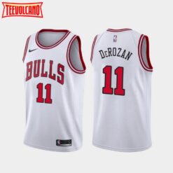 Chicago Bulls DeMar DeRozan White Association Edition Jersey