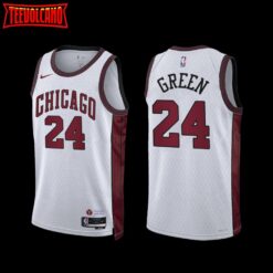 Chicago Bulls Javonte Green 2022-23 City Edition Jersey White