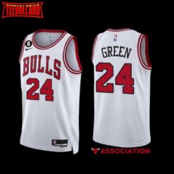 Chicago Bulls Javonte Green 2022-23 White Association Edition Jersey