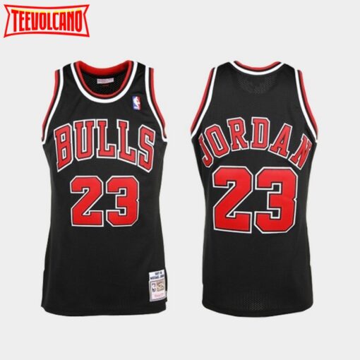 Chicago Bulls Michael Jordan Black Throwback Jersey