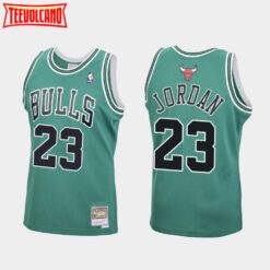 Chicago Bulls Michael Jordan St. Patrick Green Throwback Jersey