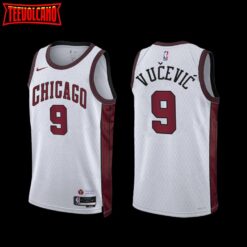 Chicago Bulls Nikola Vucevic 2022-23 City Edition Jersey White