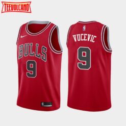 Chicago Bulls Nikola Vucevic Red Icon Edition Jersey