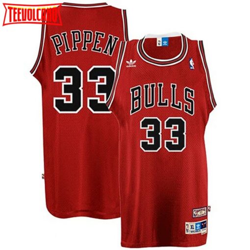 Chicago Bulls Scottie Pippen Red Throwback Jersey