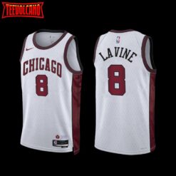 Chicago Bulls Zach LaVine 2022-23 City Edition Jersey White