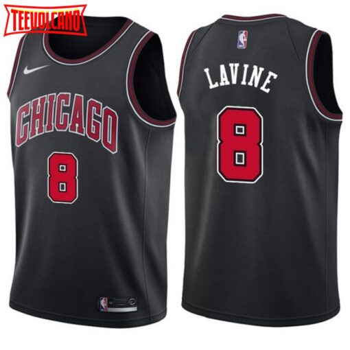 Chicago Bulls Zach LaVine Black Statement Edition Jersey