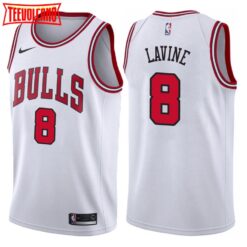 Chicago Bulls Zach LaVine White Association Edition Jersey