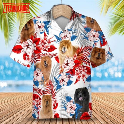 Chow Chow Hawaiian Shirt, Dog Hawaii Aloha Beach Shirts, Summer Hawaiian Shirt