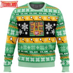 Christmas Clue Board Games Ugly Christmas Sweater