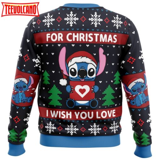 Christmas Love Stitch Ugly Christmas Sweater