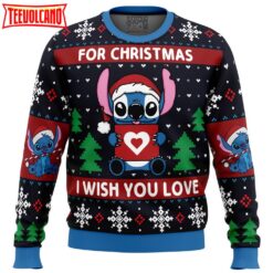 Christmas Love Stitch Ugly Christmas Sweater