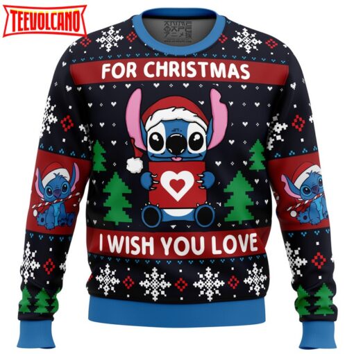 Christmas Love Stitch Ugly Christmas Sweater