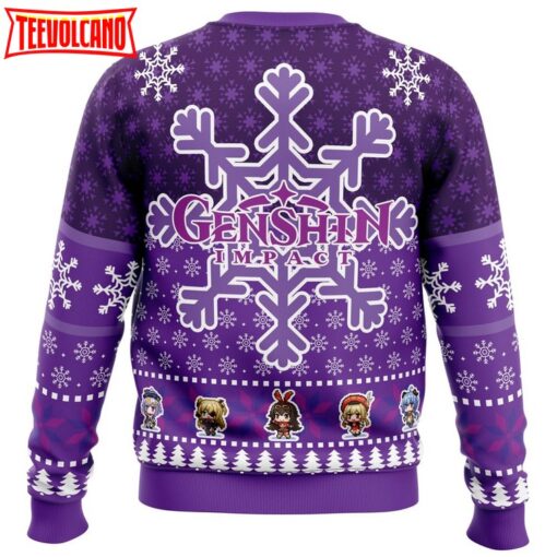 Christmas Quest Genshin Impact Ugly Christmas Sweater