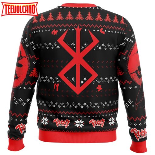 Christmas Red Guts Berzerk Ugly Christmas Sweater