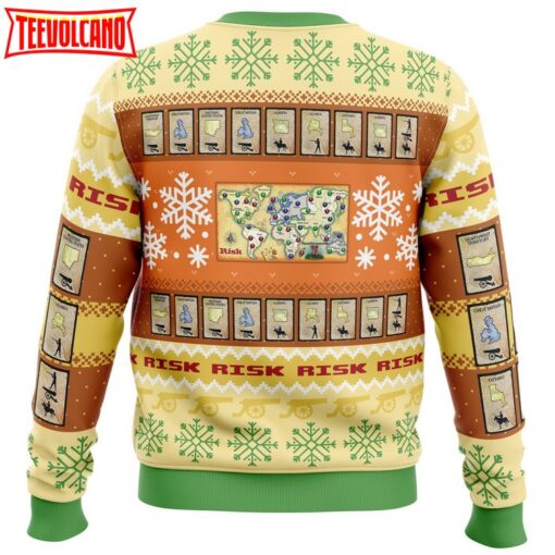 Christmas Risk Board Games Ugly Christmas Sweater