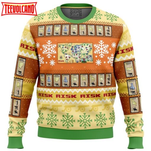 Christmas Risk Board Games Ugly Christmas Sweater