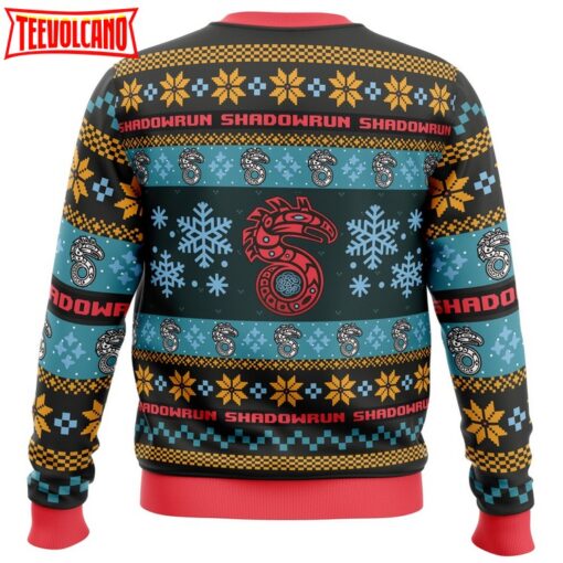 Christmas Shadowrun Board Games Ugly Christmas Sweater